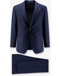 Tagliatore - Single-Breasted Virgin Wool Suit - Lyst