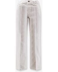 TOTEME - Denim Trousers With Flared Bottom - Lyst