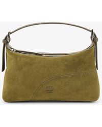 Atp Atelier - Vadena Vegetable Suede Leather Shoulder Bag - Lyst