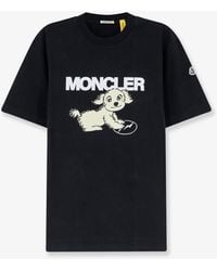 Moncler - Cotton T-Shirt With Print - Lyst
