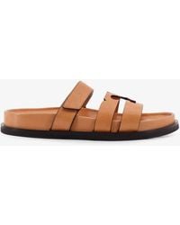 Tory Burch - Ines Leather Sandals - Lyst