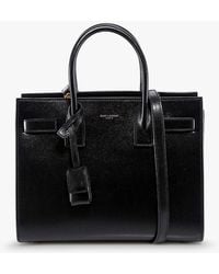 Saint Laurent - Baby Sac De Jour Leather Handbag With Padlock - Lyst