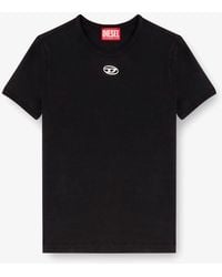 DIESEL - T-Uncutieslong-Od Cotton Blend T-Shirt - Lyst