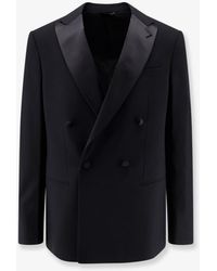 Giorgio Armani - Soho Virgin Wool Tuxedo Blazer - Lyst