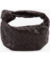 Bottega Veneta - Mini Jodie Leather Handbag With Intrecciato Pattern - Lyst