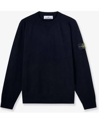 Stone Island - Virgin Wool Blend Sweater - Lyst