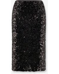 Pinko - Gonna A Tubino Pappacieca Con Paillettes - Lyst