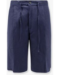 Hevò - Torre Lapillo Linen And Viscose Shorts - Lyst