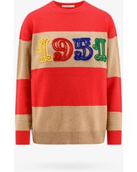 Max Mara - Wool And Cashmere Sweater With Flocked 1951 Motif - Lyst