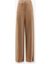 Semicouture - Virgin Wool Blend Trousers - Lyst