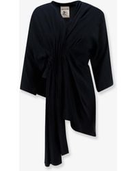 Semicouture - Silk Blend Top - Lyst