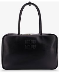 Miu Miu - Arcadie Softy Leather Handbag - Lyst