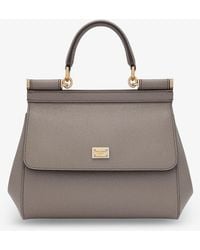 Dolce & Gabbana - Sicily Medium Leather Shoulder Bag - Lyst