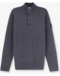 Stone Island - Virgin Wool Blend Sweater - Lyst