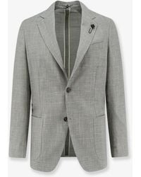 Lardini - Wool, Silk And Linen Blazer - Lyst