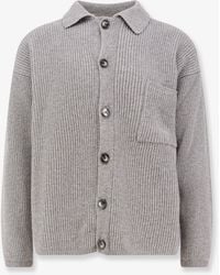 Amaranto - Wool And Cashmere Cardigan - Lyst
