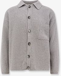 Amaranto - Wool And Cashmere Cardigan - Lyst