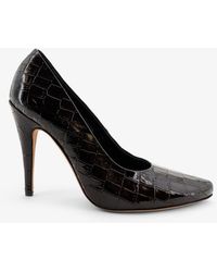 Jude - Jerry Leather Décolleté With Croco Print - Lyst