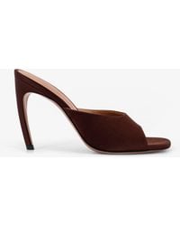 The Attico - Betta Satin Sandals - Lyst