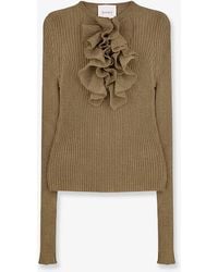 Nude - Ribbed Cotton-Blend Sweater - Lyst