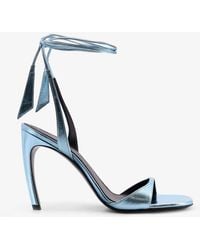 The Attico - Ora Satin Sandals - Lyst
