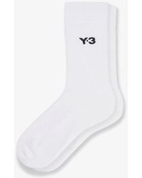 Y-3 - Cotton Blend Socks - Lyst