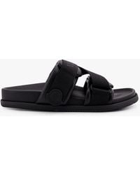 Moncler - Sandals Pelle/Poliestere - Lyst