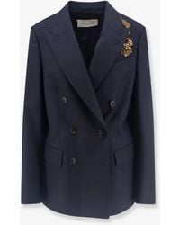 Dries Van Noten - Barrysta Wool Blazer With Embroidery - Lyst