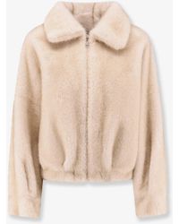 VALENTINI 1972 - Faux Mink Jacket - Lyst