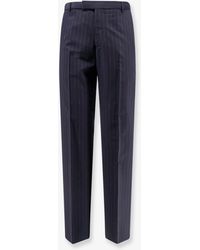 Gucci - Pinstripe Wool Trousers - Lyst