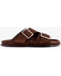 Alohas - Alba Suede Sandals - Lyst