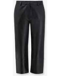 Frankie Shop - Lior Capri Leather Trousers - Lyst