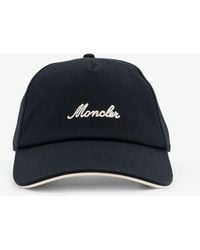 Moncler - Cotton Baseball Hat - Lyst