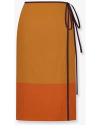 Saint Laurent - Nylon Pencil Skirt - Lyst