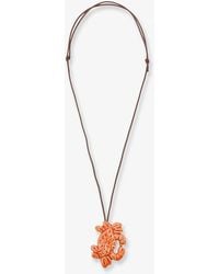 MATA STUDIO - Granchio Glazed Ceramic Necklace - Lyst