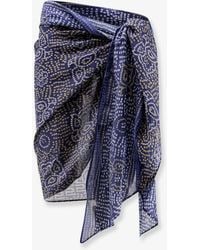 Isabel Marant - Lucilia Cotton And Silk Blend Pareo Scarf - Lyst