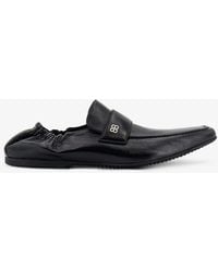 Balenciaga - Palermo Bb Leather Leafers - Lyst