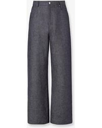 Fendi - Jeans Lino Cotone Seta - Lyst