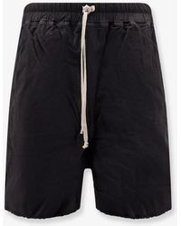 Rick Owens - Cotton Bermuda Shorts - Lyst