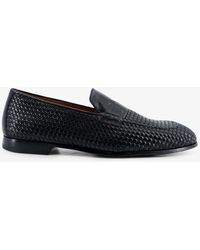 Doucal's - Braidy Leather Loafers - Lyst