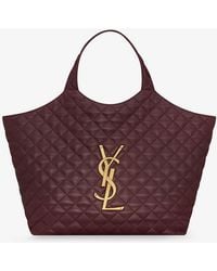 Saint Laurent - Icare Quilted Leather Handbag - Lyst