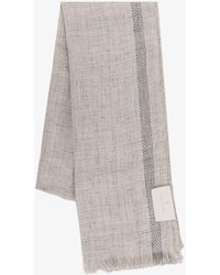 Brunello Cucinelli - Linen Scarf - Lyst