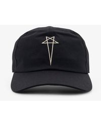 Rick Owens - Cotton Hat With Front Logo - Lyst