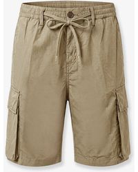 NUGNES 1920 - Cargo Cotton Bermuda Shorts - Lyst