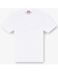 DIESEL - T-Boggy-Megoval-D Cotton T-Shirt - Lyst