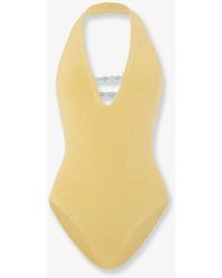 Hunza G - One-Piece Swimsuit Adriana Crinkle - Lyst