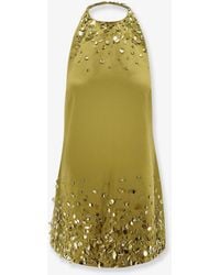 retroféte - Mini Dress With Sequins And Rhinestones - Lyst