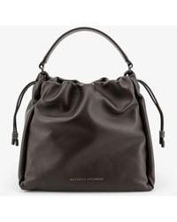 Brunello Cucinelli - Bucket Mellow Leather Shoulder Bag - Lyst
