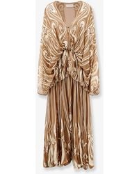 Zimmermann - Momentum Burnout Bubble Gown Silk Dress - Lyst