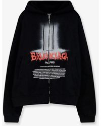 Balenciaga - The Door Cotton Sweatshirt - Lyst